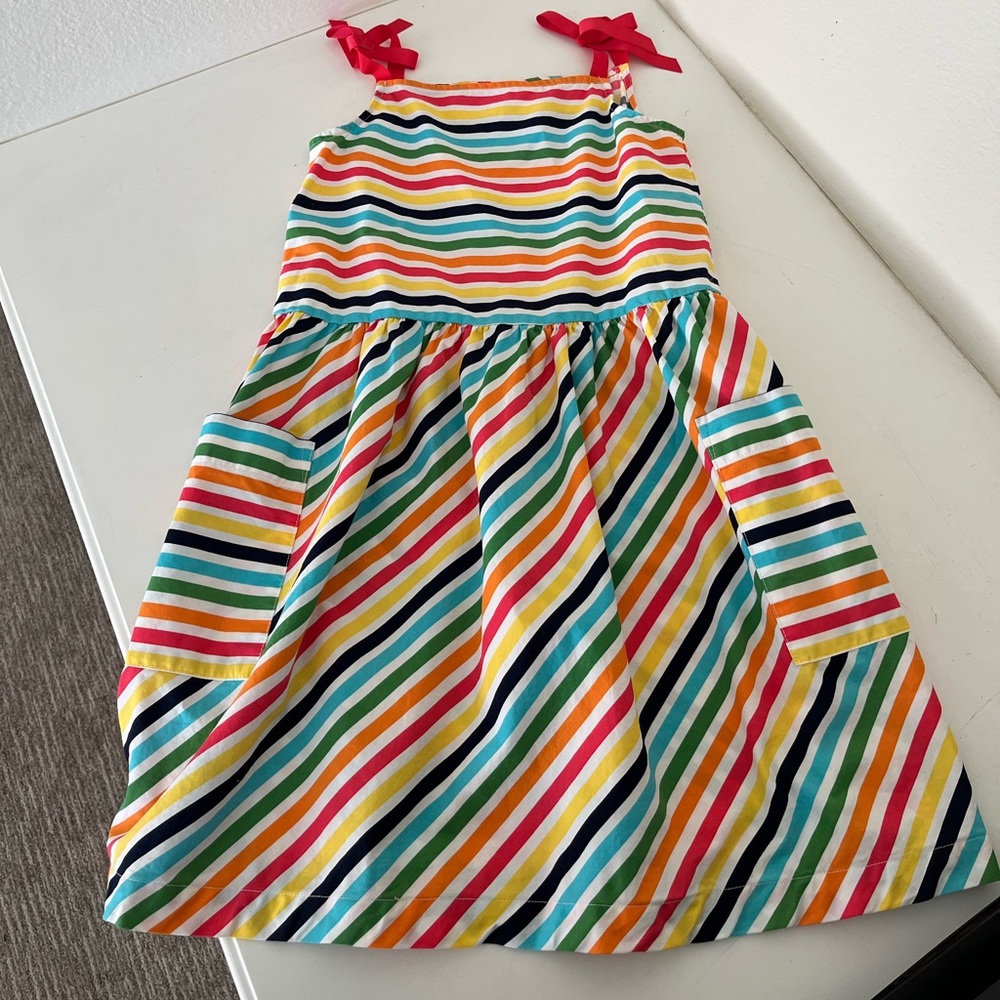 Hanna Anderson Rainbow Dress Size 10